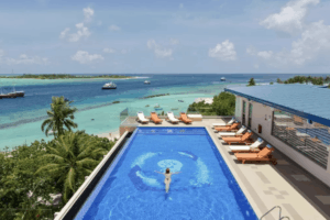 season paradise thulusdhoo island maldives surf hotel cokes chickens