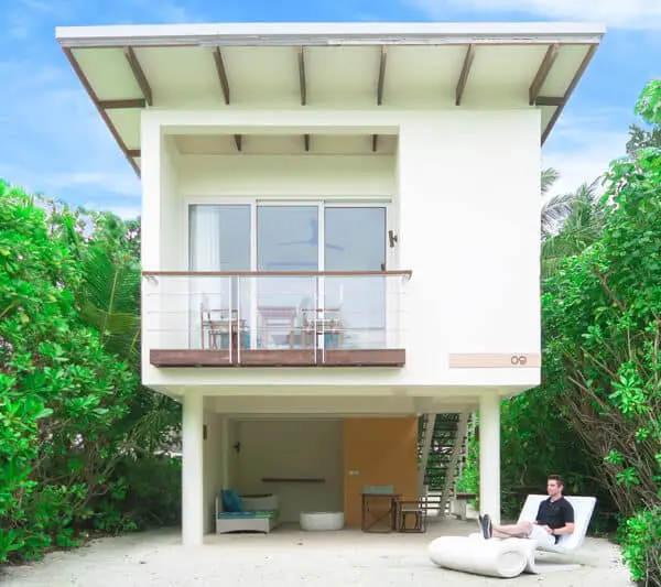 Holiday Inn Kandooma Surf Resort Maldives beach house 2