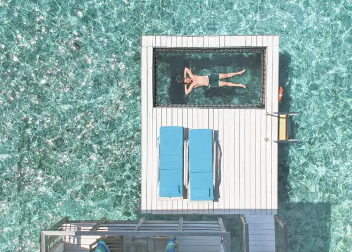 Holiday Inn Kandooma Surf Resort Maldives overwater bungalow 6