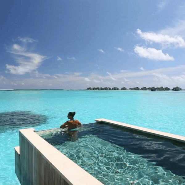 six senses laamu maldives lagoon overwater villa with pool
