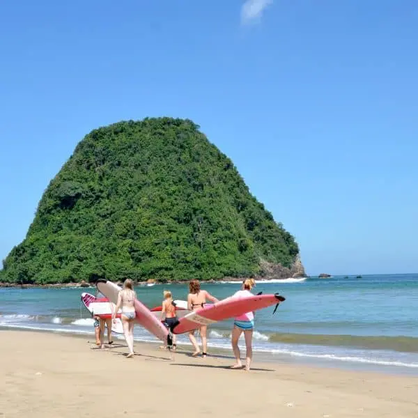 mojo surf red island surf camp java indonesia canggu surf trip