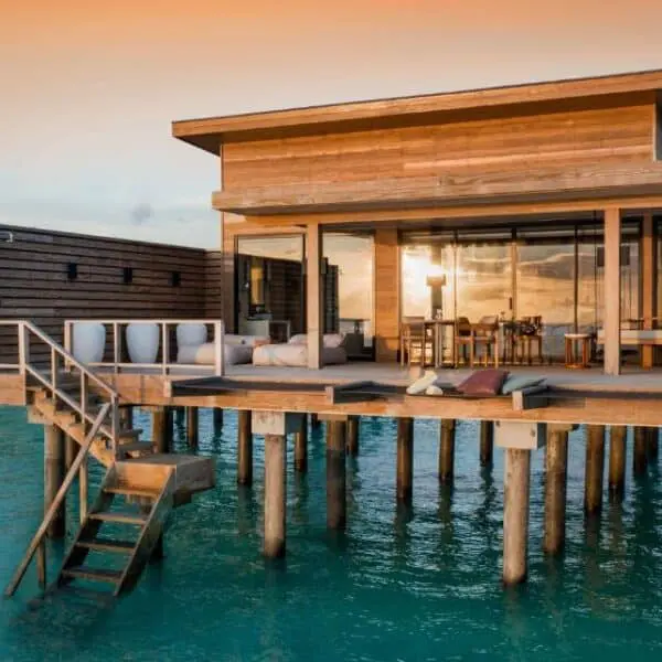 Kuda Villingili maldives surf resort overwater bungalow