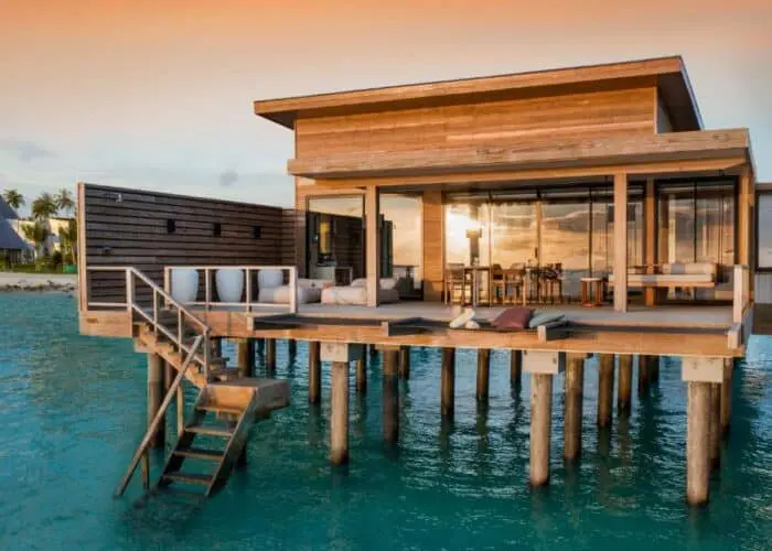 Kuda Villingili maldives surf resort overwater bungalow