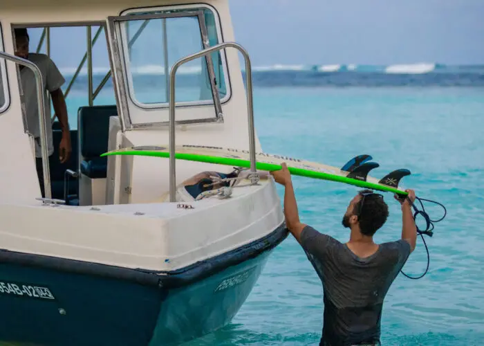 surf house by konalle Gaafu Dhaalu atoll maldives local island surfing surf camp southern atolls stoked surf adventures