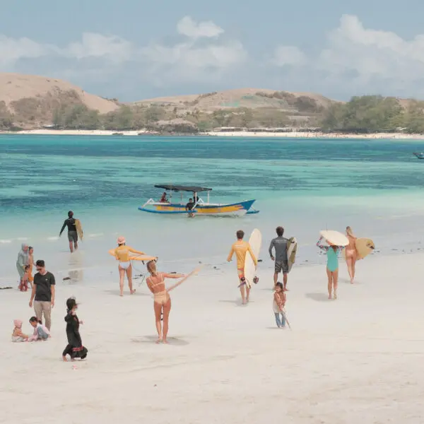 xanadu surf camp lombok learn to surf retreat longboard