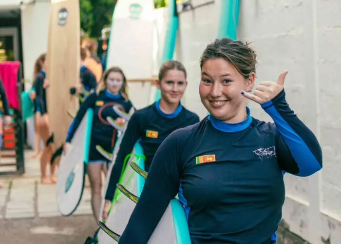 elsewhere weligama surf camp sri lanka learn to surf guiding south coast season stoked surf adventures
