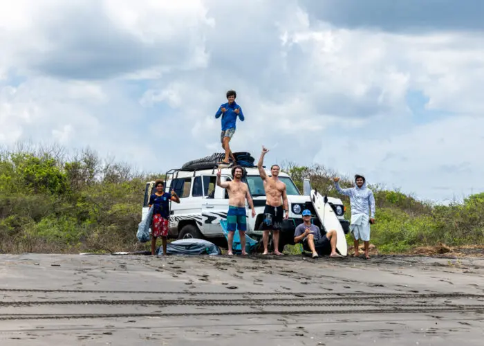 thunderbomb surf camp nicaragua guiding surf coaching stoked surf adventures central america surf trip