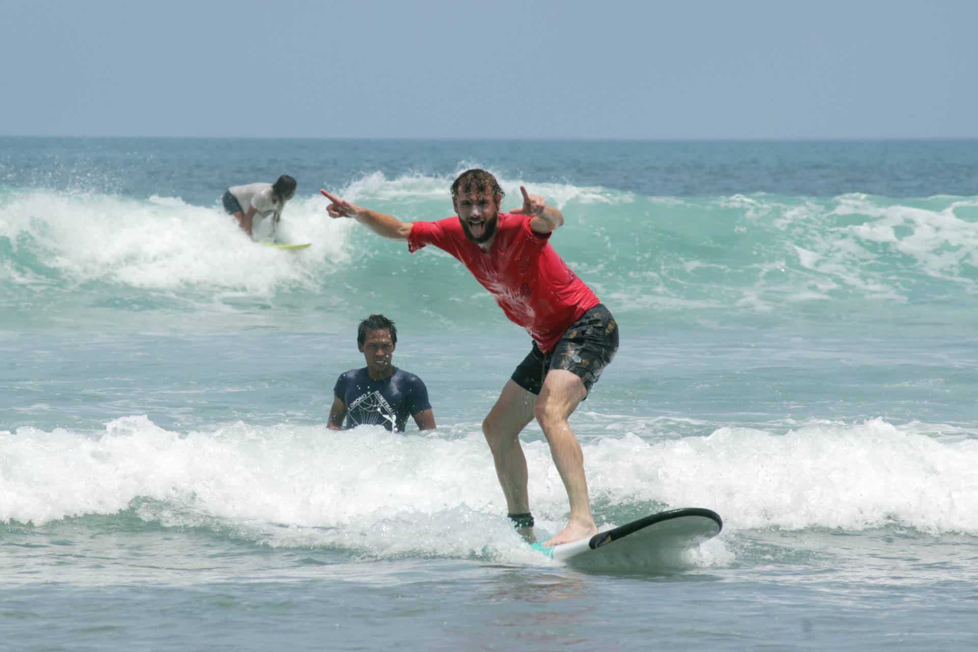 bali surf instructor course canggu solid surf house isa level 1