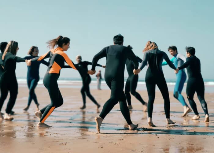 morocco surf instructor course tamraght surf paradise surf camp banana beach