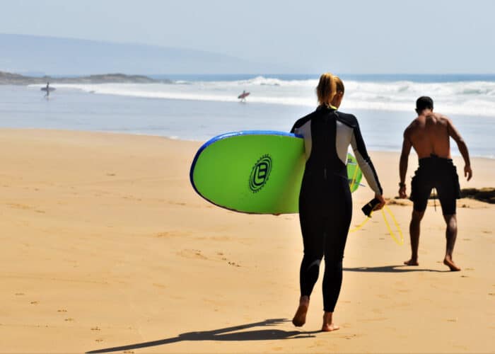 morocco surf instructor course tamraght surf paradise surf camp banana beach
