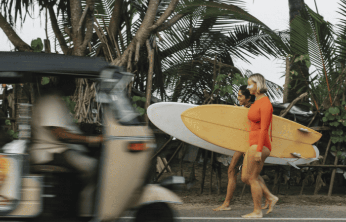 sri lanka ladies surf camp week ticket to ride ahangama learn to surf