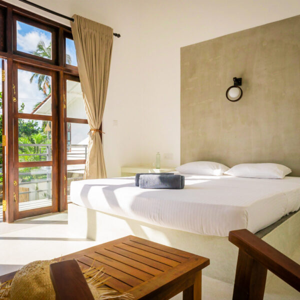 marshmellow surf camp sri lanka ahangama deluxe room balcony 2