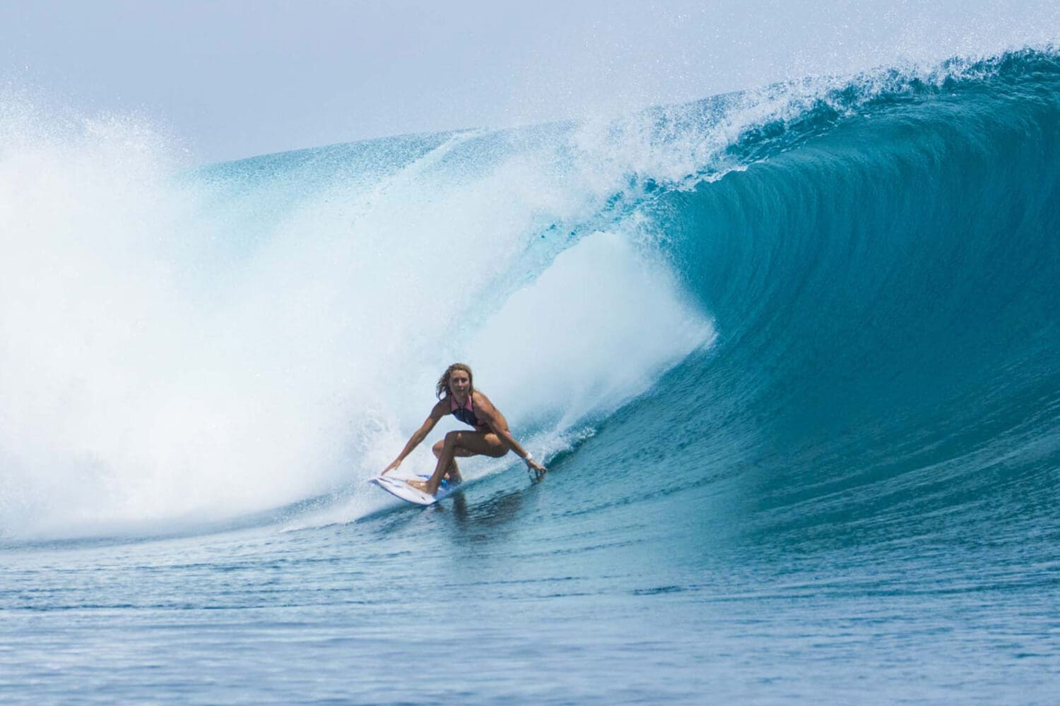 Ladies Only Retreat With Nikki Van Dijk At Pasta Point, Maldives surf retreat ladies only women maldives pasta point stoked surf adventures