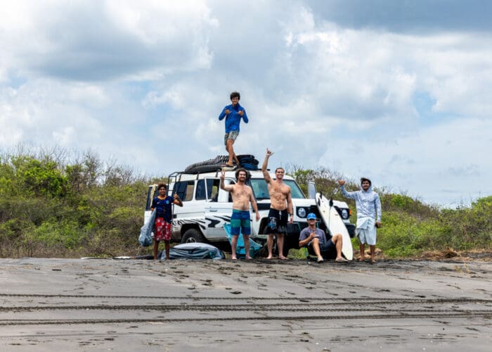 thunderbomb surf camp nicaragua guiding surf coaching stoked surf adventures central america surf trip